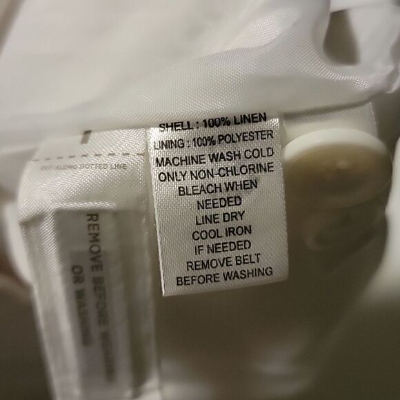 Loft linen fitted crop pant - Picture 5 of 5